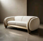 Modern Shell Sofa – Sculpted Luxury Seating (3,2,1)