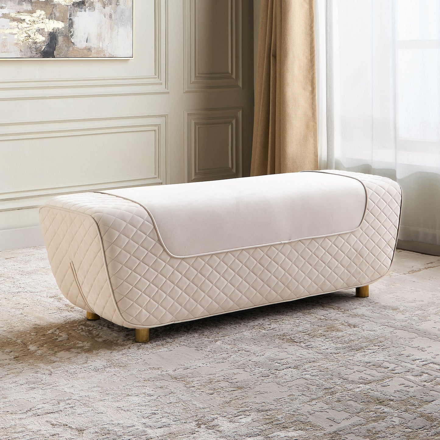 Viva Diagonal Rectangular Ottoman Sattee