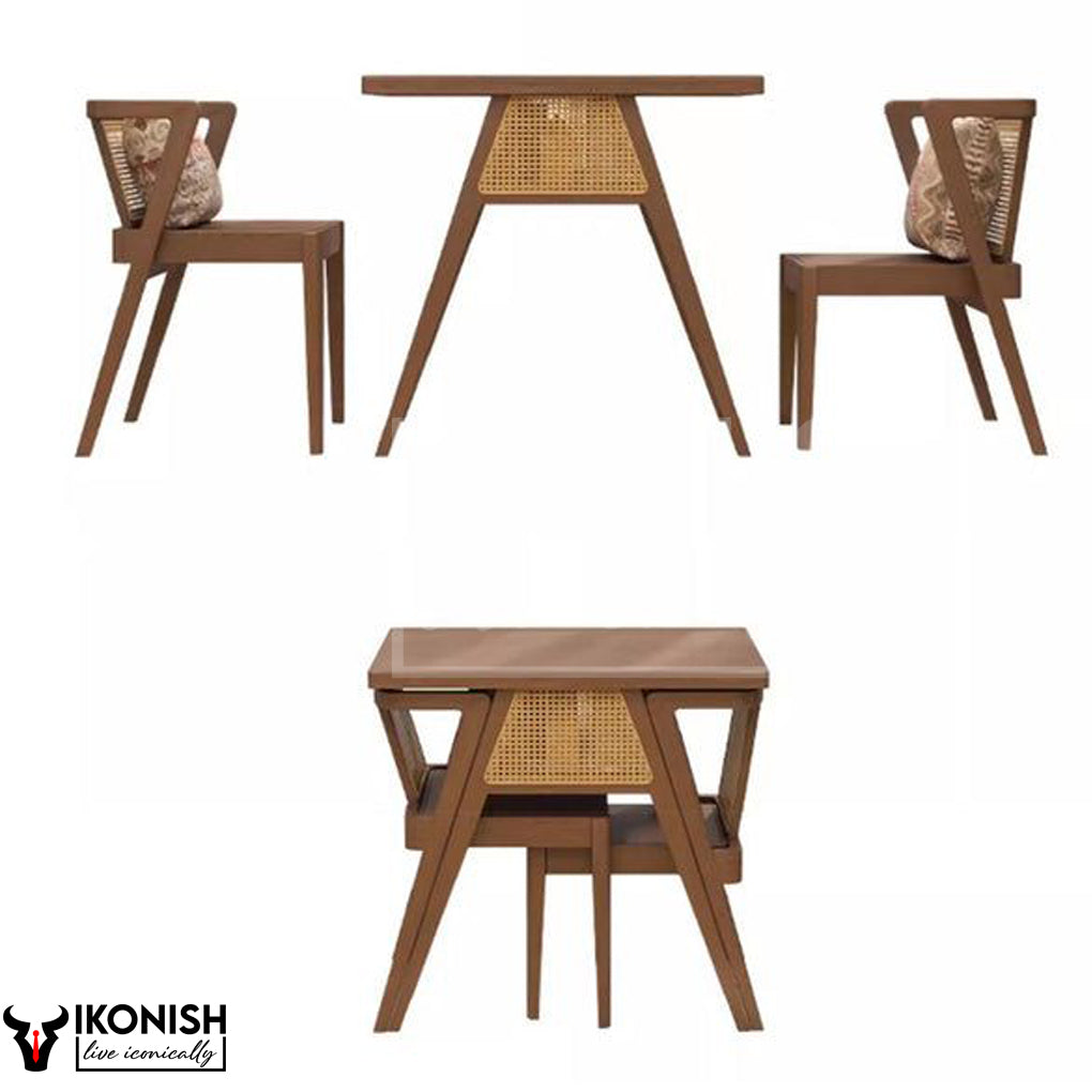 NestWood Compact Table Set